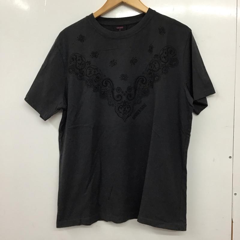 ナンバーナイン NUMBER (N)INE Tシャツ 半袖 半袖カットソー プリントTシャツ クルーネックカットソー marlboro FREE プリント 黒 / ブラック / black メンズ USED 古着 中古 10156622