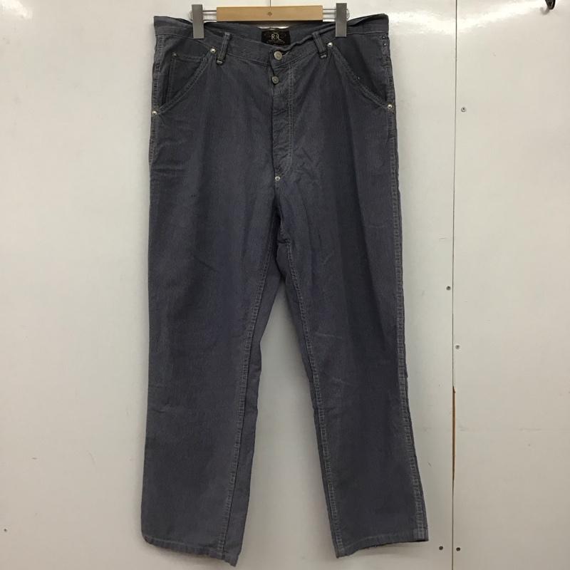 ダブルアールエル ラルフローレン RRL RALPH LAUREN パンツ デニム、ジーンズ ワイドパンツ カジュアルパンツ ワークパンツ ストレッチ 33インチ ロゴ、文字 インディゴ / インディゴ / Indigo メンズ USED 古着 中古 10156624