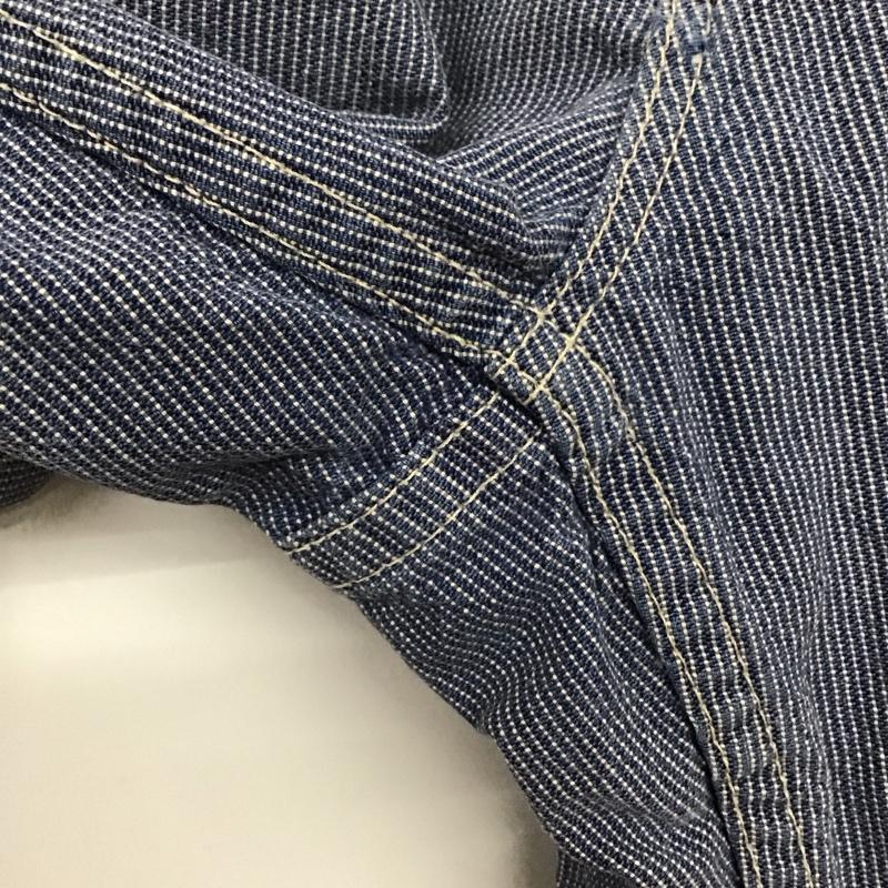 ダブルアールエル ラルフローレン RRL RALPH LAUREN パンツ デニム、ジーンズ ワイドパンツ カジュアルパンツ ワークパンツ ストレッチ 33インチ ロゴ、文字 インディゴ / インディゴ / Indigo メンズ USED 古着 中古 10156624