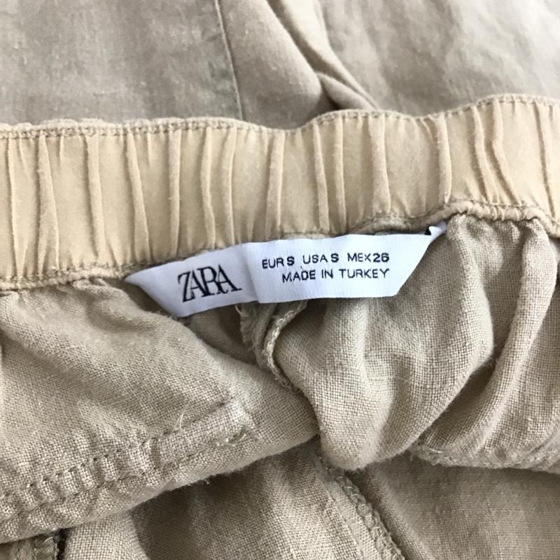 ザラ ZARA パンツ ワークパンツ、ペインターパンツ カジュアルパンツ ワイドパンツ S 無地 ベージュ / ベージュ / beige メンズ USED 古着 中古 10156625