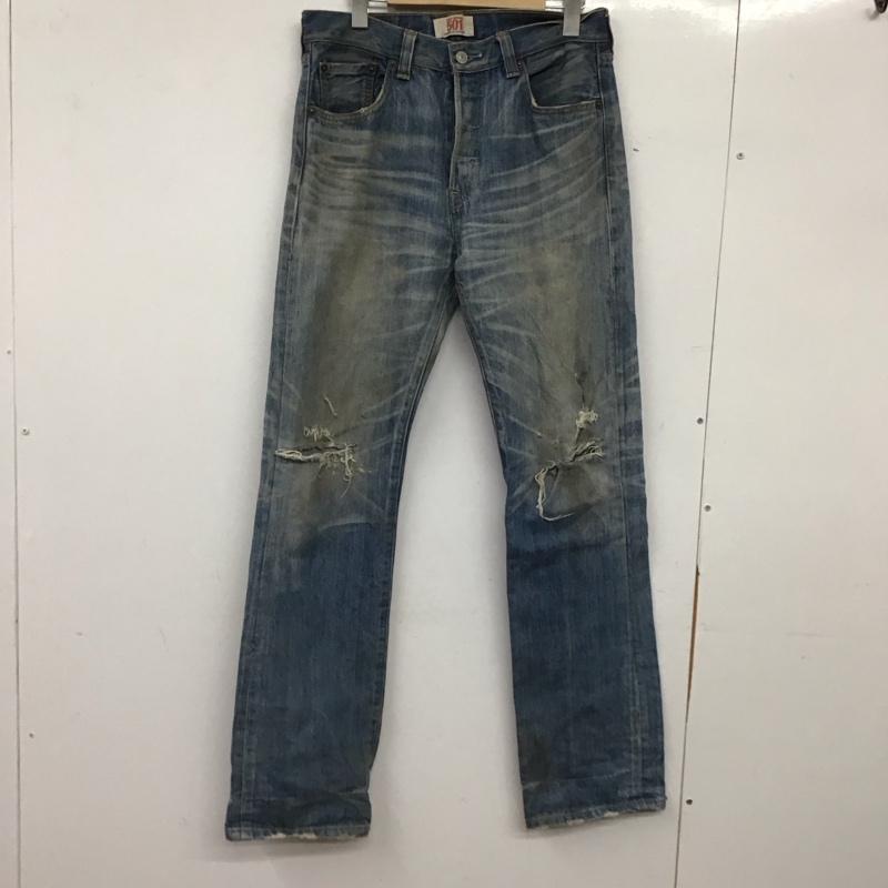 リーバイストラウスアンドコー Levi Strauss & co. パンツ デニム、ジーンズ デニムパンツ スリムパンツ カジュアルパンツ 30インチ 無地 インディゴ / インディゴ / Indigo メンズ USED 古着 中古 10156626