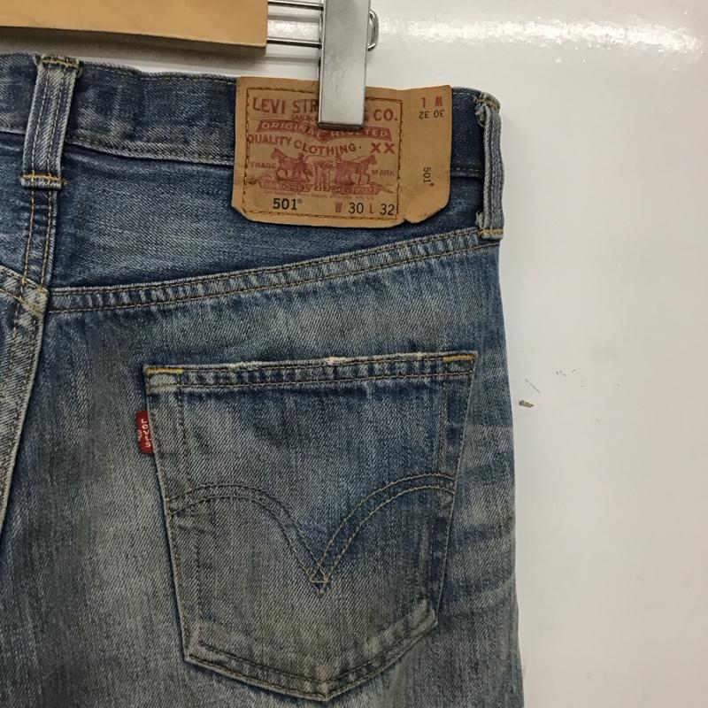 リーバイストラウスアンドコー Levi Strauss & co. パンツ デニム、ジーンズ デニムパンツ スリムパンツ カジュアルパンツ 30インチ 無地 インディゴ / インディゴ / Indigo メンズ USED 古着 中古 10156626
