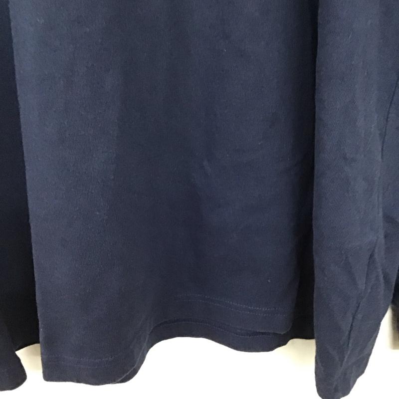 パタゴニア patagonia カットソー 長袖 長袖カットソー プリントカットソー クルーネック M ロゴ、文字 紺 / ネイビー / navy メンズ USED 古着 中古 10156628