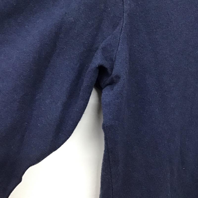 パタゴニア patagonia カットソー 長袖 長袖カットソー プリントカットソー クルーネック M ロゴ、文字 紺 / ネイビー / navy メンズ USED 古着 中古 10156628