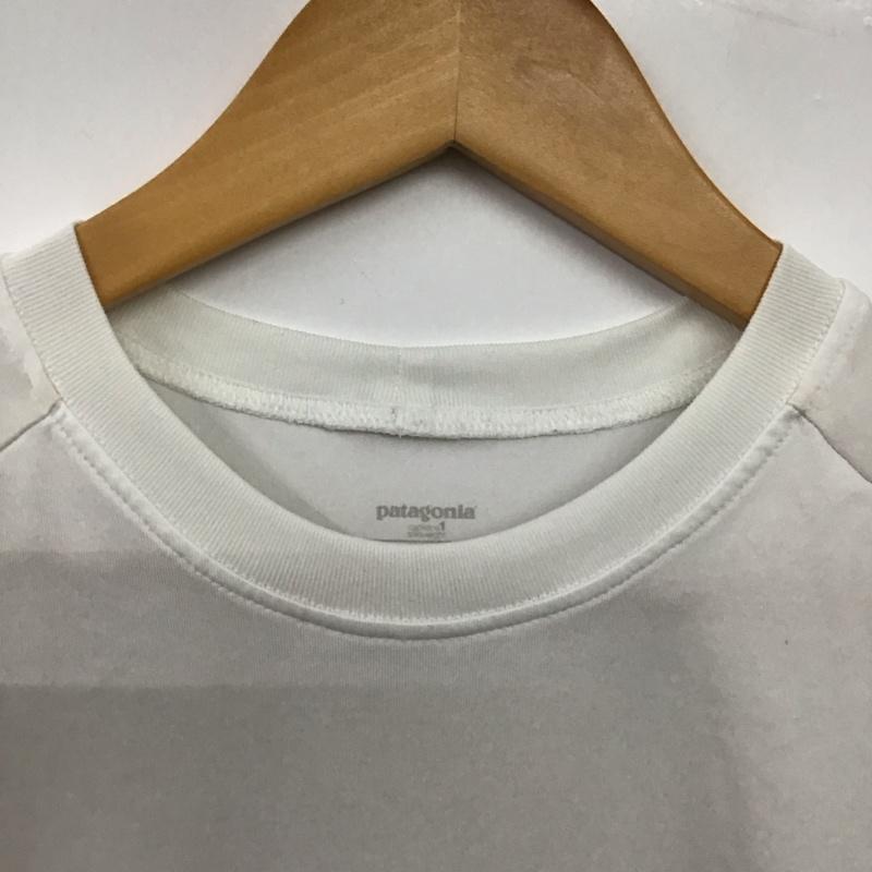 パタゴニア patagonia Tシャツ 半袖 半袖カットソー プリントTシャツ クルーネックカットソー XS プリント 白 / ホワイト / white メンズ USED 古着 中古 10156631