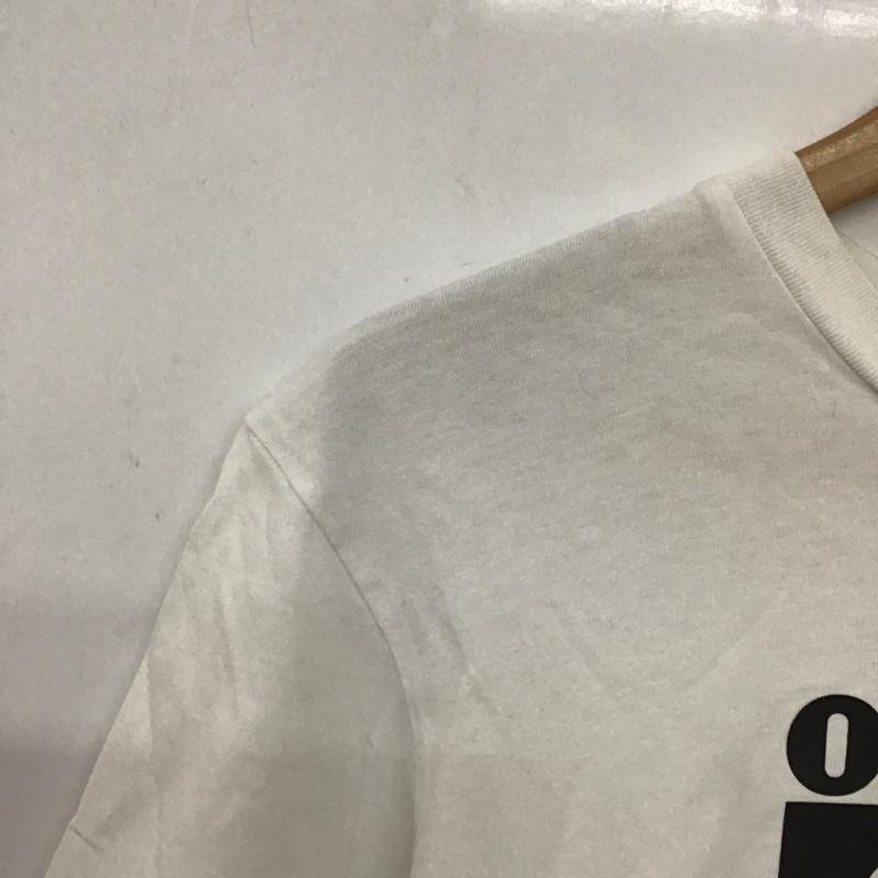 オニツカタイガー ONITSUKA TIGER Tシャツ 半袖 半袖カットソー プリントTシャツ クルーネックカットソー S ロゴ、文字 白 / ホワイト / white メンズ USED 古着 中古 10156633