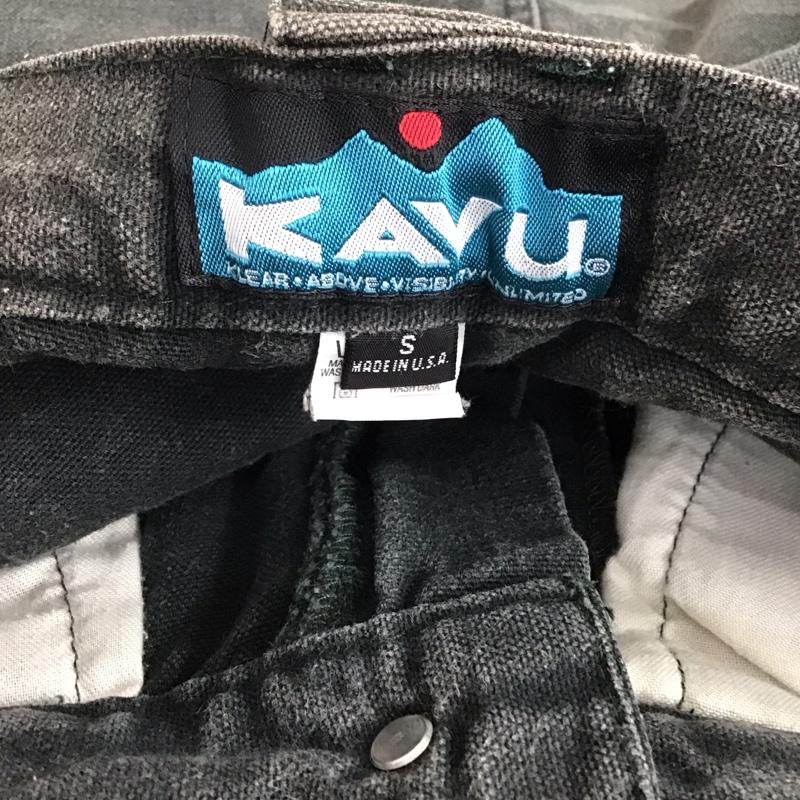カブー KAVU パンツ ショートパンツ ショートパンツ ハーフパンツ カジュアルパンツ S ロゴ、文字 ダークグレー / ダークグレー / メンズ USED 古着 中古 10156639