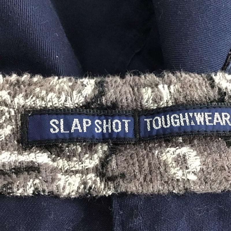 スラップショット SLAP SHOT パンツ ショートパンツ ショートパンツ ハーフパンツ カジュアルパンツ 30インチ 刺繍 紺 / ネイビー / navy メンズ USED 古着 中古 10156640