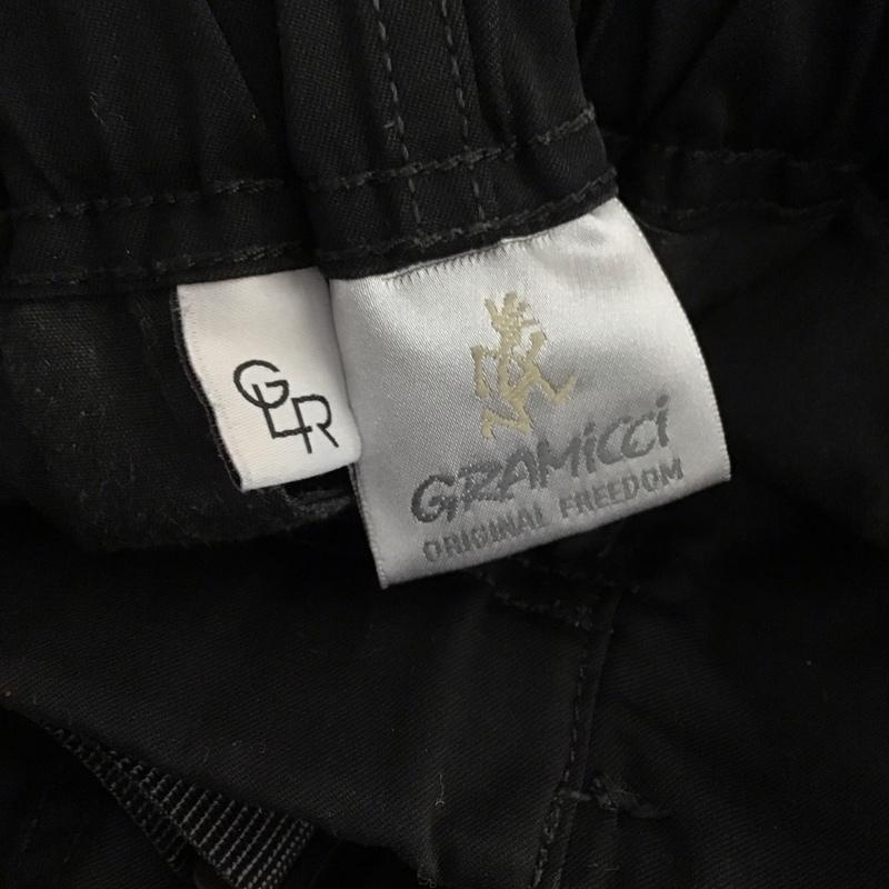 グラミチ GRAMICCI パンツ ワークパンツ、ペインターパンツ gmp4-s2056 スリムパンツ ストレッチパンツ S ロゴ、文字 黒 / ブラック / black メンズ USED 古着 中古 10156641