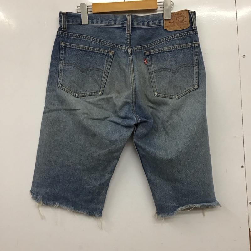 リーバイストラウスアンドコー Levi Strauss & co. パンツ ショートパンツ ショートパンツ ハーフパンツ カジュアルパンツ デニム 36インチ 無地 インディゴ / インディゴ / Indigo メンズ USED 古着 中古 10156642