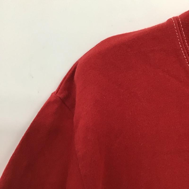 ジェイクルー J.CREW Tシャツ 半袖 半袖カットソー プリントTシャツ クルーネックカットソー S ロゴ、文字 赤 / レッド / red メンズ USED 古着 中古 10156646