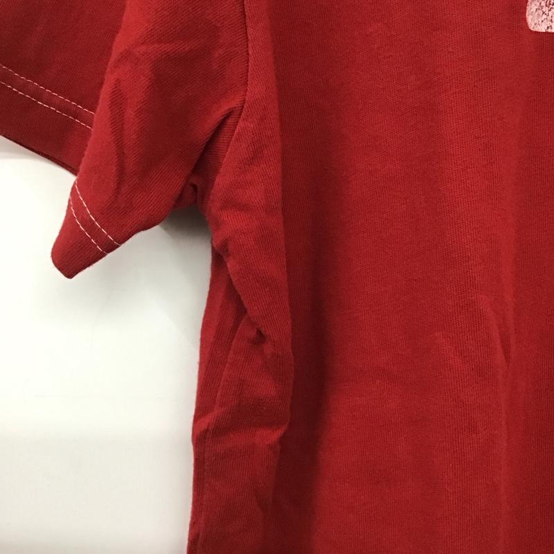 ジェイクルー J.CREW Tシャツ 半袖 半袖カットソー プリントTシャツ クルーネックカットソー S ロゴ、文字 赤 / レッド / red メンズ USED 古着 中古 10156646