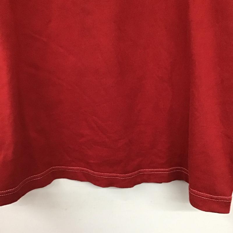ジェイクルー J.CREW Tシャツ 半袖 半袖カットソー プリントTシャツ クルーネックカットソー S ロゴ、文字 赤 / レッド / red メンズ USED 古着 中古 10156646