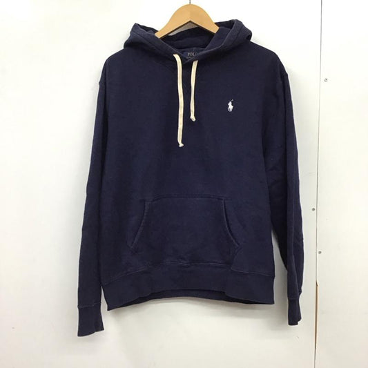ポロラルフローレン POLO RALPH LAUREN パーカー 長袖 長袖パーカー プルオーバーパーカー スウェット L ロゴ、文字 紺 / ネイビー / navy メンズ USED 古着 中古 10156647