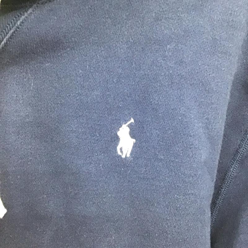 ポロラルフローレン POLO RALPH LAUREN パーカー 長袖 長袖パーカー プルオーバーパーカー スウェット L ロゴ、文字 紺 / ネイビー / navy メンズ USED 古着 中古 10156647