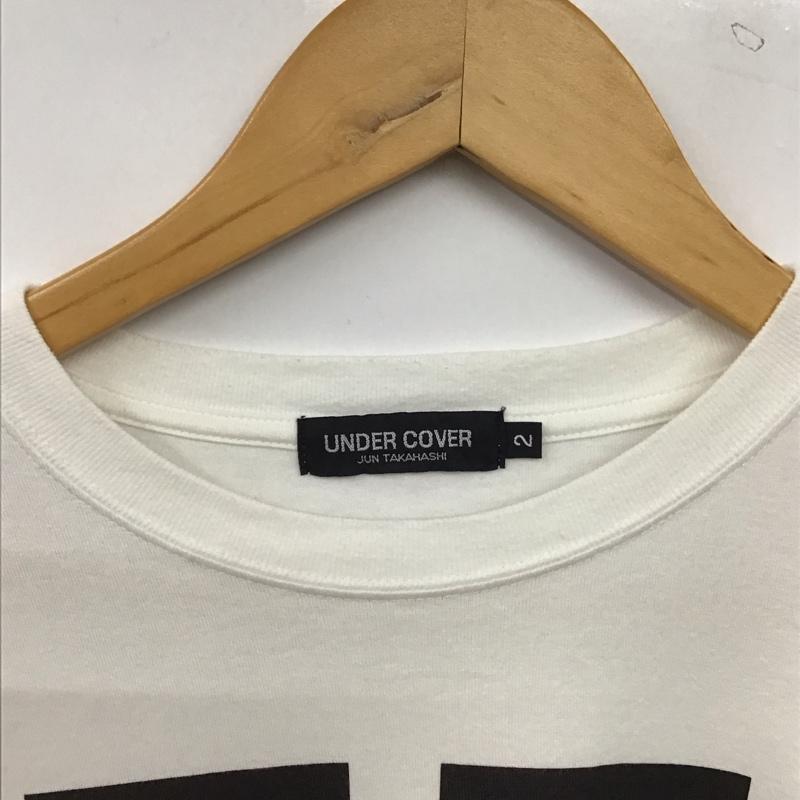 アンダーカバー UNDERCOVER Tシャツ 半袖 半袖カットソー プリントTシャツ クルーネックカットソー 2 ロゴ、文字 白 / ホワイト / white メンズ USED 古着 中古 10156651