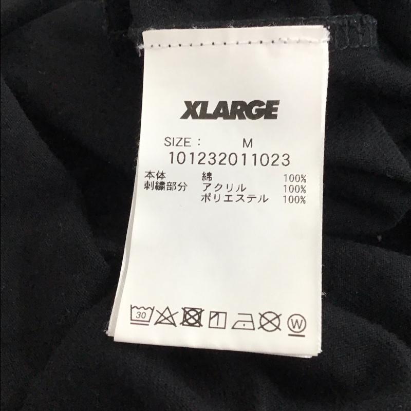エクストララージ XLARGE Tシャツ 半袖 半袖カットソー プリントTシャツ クルーネックカットソー M ロゴ、文字 黒 / ブラック / black メンズ USED 古着 中古 10156652
