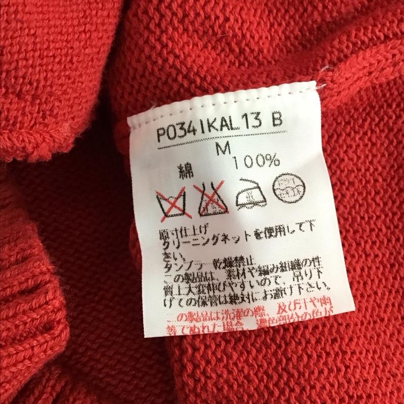 カールヘルム KARLHELMUT ベスト ベスト ジップアップニットベスト ノースリーブ M ロゴ、文字 赤 / レッド / red メンズ USED 古着 中古 10156654