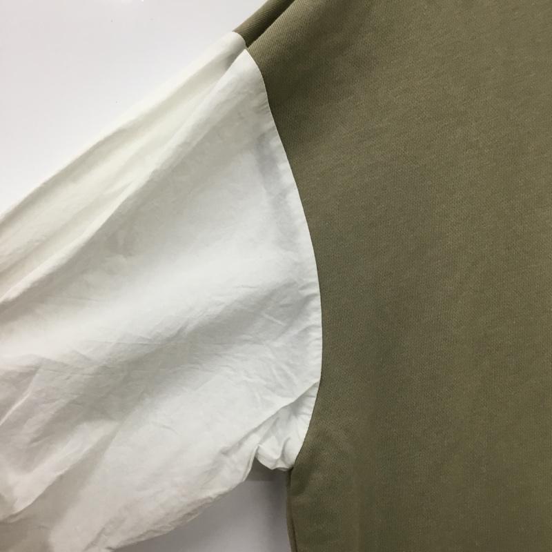 フィフス fifth ワンピース ロングスカート 無地 白 / ホワイト / white X カーキ / カーキ / khaki レディース USED 古着 中古 10156655
