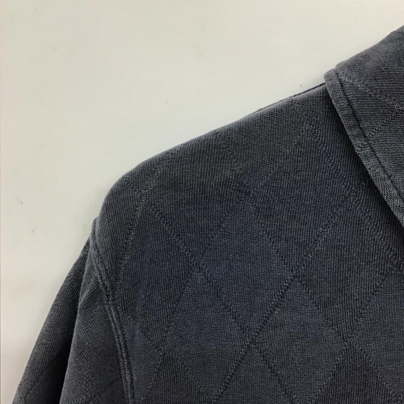 エターナル ETERNAL ポロシャツ 半袖 半袖ポロシャツ カラーシャツ 半袖カットソー 38 総柄 紺 / ネイビー / navy メンズ USED 古着 中古 10156656