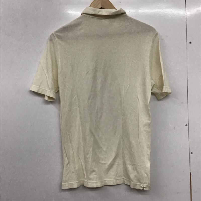 also also ポロシャツ 半袖 半袖ポロシャツ カラーシャツ 半袖カットソー 2 ロゴ、文字 アイボリー / アイボリー / メンズ USED 古着 中古 10156658