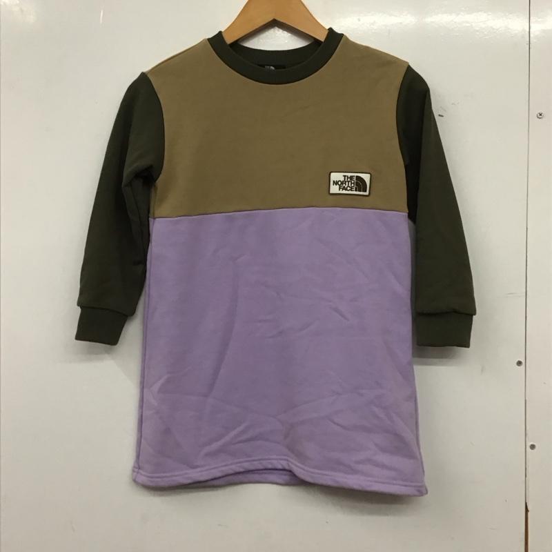 ザノースフェイス THE NORTH FACE ワンピース ひざ丈スカート ntg12306r ガールスグランドスウェットワンピース 120cm ロゴ、文字 マルチカラー / マルチカラー / multicolor ガールズ USED 古着 中古 10156662