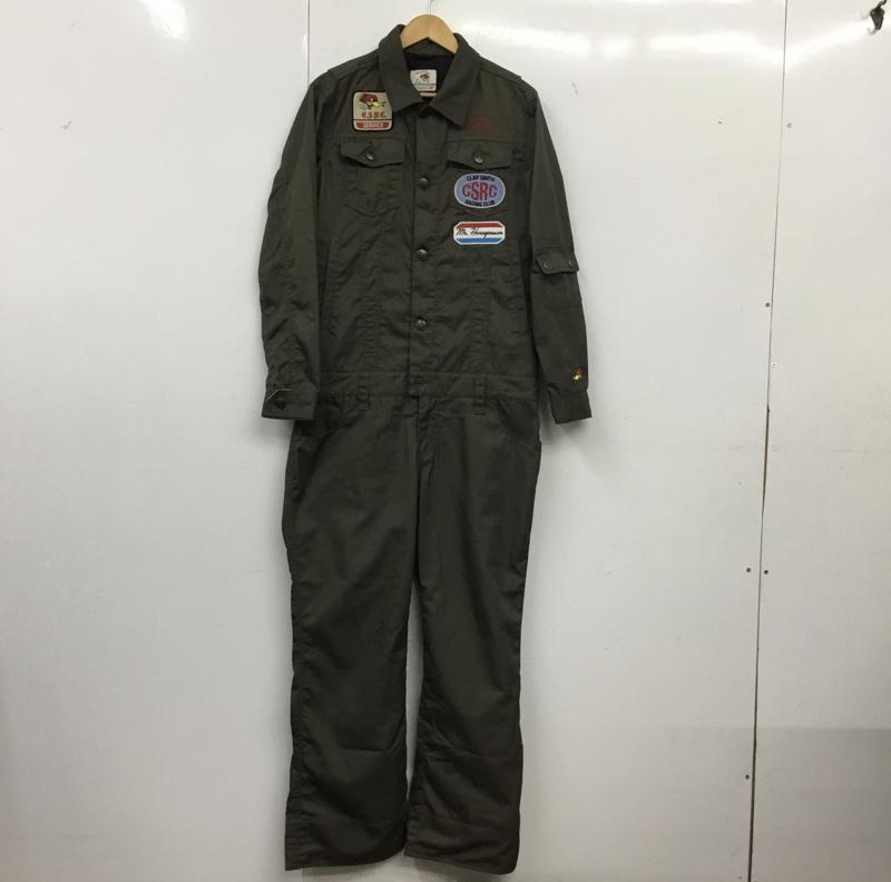 古着 USED サロペット・オーバーオール サロペット、オーバーオール CLAY SMITH L 無地 カーキ / カーキ / khaki メンズ USED 古着 中古 10156665
