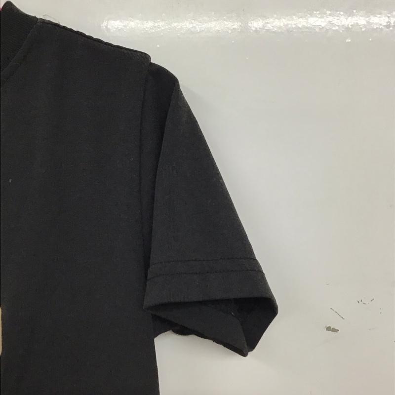 モンベル mont-bell Tシャツ 半袖 半袖カットソー プリントTシャツ クルーネックカットソー 110cm プリント 黒 / ブラック / black ボーイズ USED 古着 中古 10156666