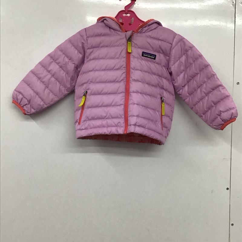 パタゴニア patagonia ジャケット、上着 ダウンジャケット ジップアップジャケット アウター パーカー ロゴ、文字 マルチカラー / マルチカラー / multicolor ガールズ USED 古着 中古 10156668