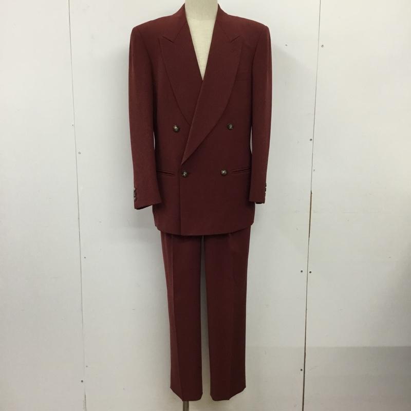 ジュンメン JUNMEN セットアップ セットアップ 80-90 ダブルプレスト M 無地 えんじ / ワインレッド / dark red メンズ USED 古着 中古 10156669