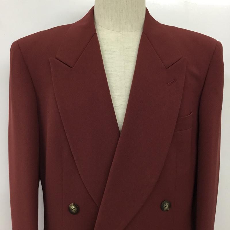 ジュンメン JUNMEN セットアップ セットアップ 80-90 ダブルプレスト M 無地 えんじ / ワインレッド / dark red メンズ USED 古着 中古 10156669
