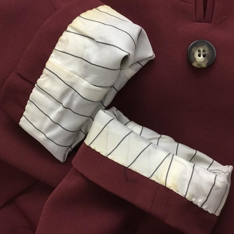 ジュンメン JUNMEN セットアップ セットアップ 80-90 ダブルプレスト M 無地 えんじ / ワインレッド / dark red メンズ USED 古着 中古 10156669