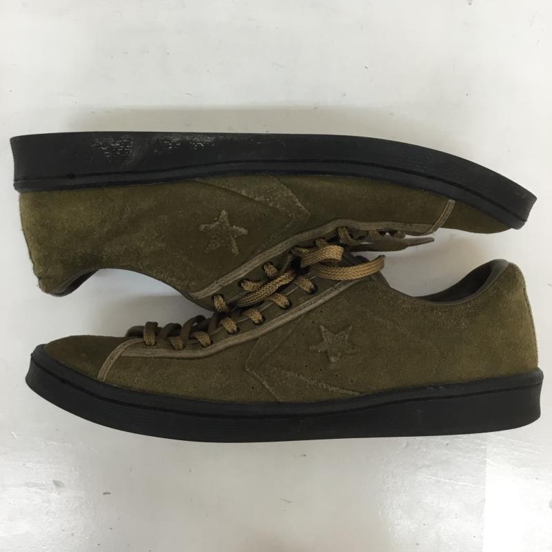 コンバース CONVERSE スニーカー スニーカー NEXUSVII CONVERSE PRO LEATHER 40th 27.0cm ロゴ、文字 カーキ / カーキ / khaki メンズ USED 古着 中古 10156673
