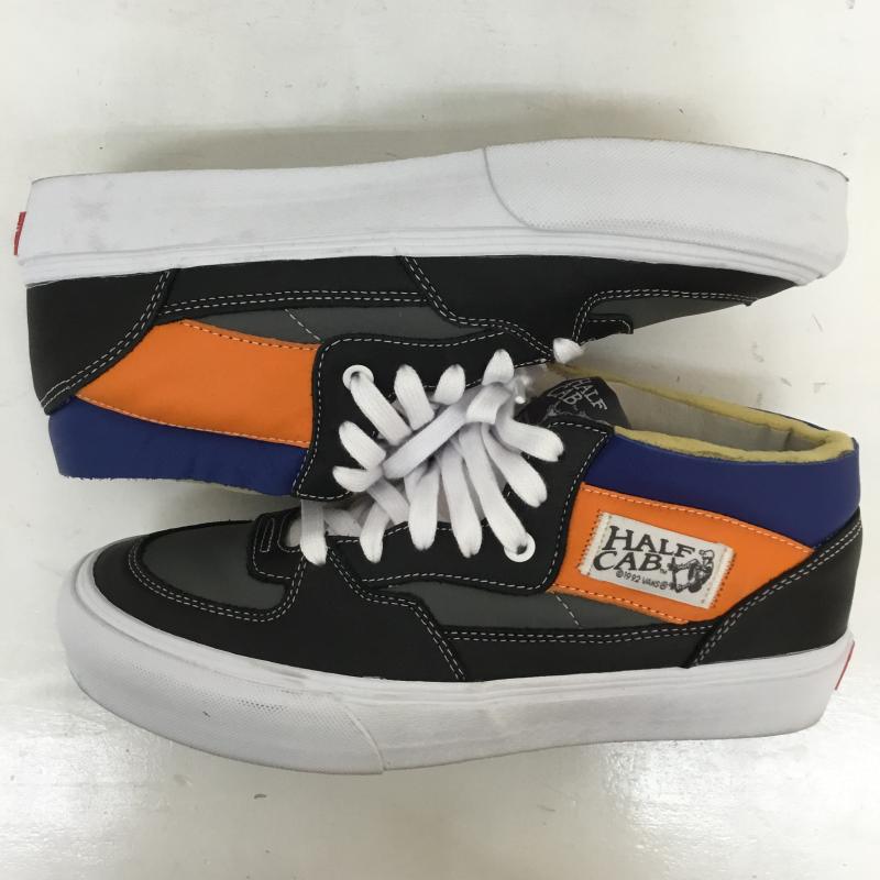 バンズ VANS スニーカー スニーカー VANS Half Cab EF VLT LX 26.5cm ロゴ、文字 黒 / ブラック / black X 青 / ブルー / blue X 橙 / オレンジ / orange メンズ USED 古着 中古 10156674