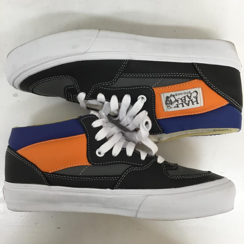 バンズ VANS スニーカー スニーカー VANS Half Cab EF VLT LX 26.5cm ロゴ、文字 黒 / ブラック / black X 青 / ブルー / blue X 橙 / オレンジ / orange メンズ USED 古着 中古 10156674