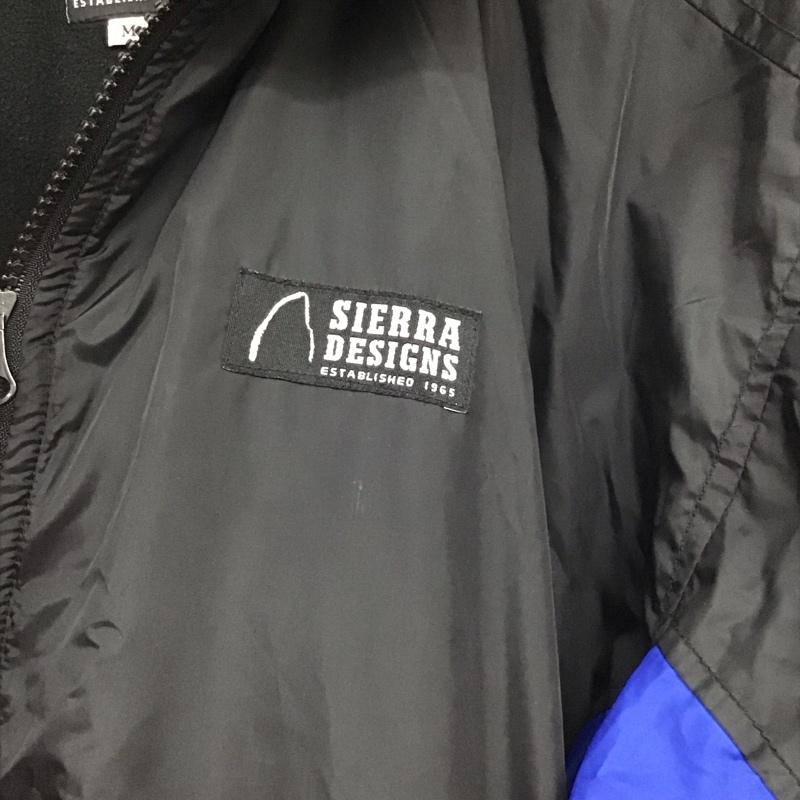 シェラデザイン SIERRA DESIGNS ジャケット、上着 ジャンパー、ブルゾン ジップアップジャケット ナイロンジャケット アウター M ロゴ、文字 黒 / ブラック / black メンズ USED 古着 中古 10156676