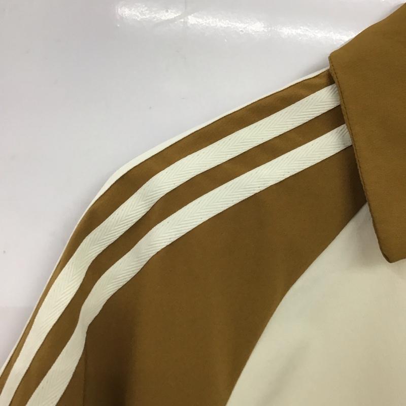 アディダス adidas シャツ、ブラウス 半袖 半袖シャツ プリントシャツ カラーシャツ ロゴ、文字 ベージュ / ベージュ / beige X アイボリー / アイボリー / メンズ USED 古着 中古 10156680