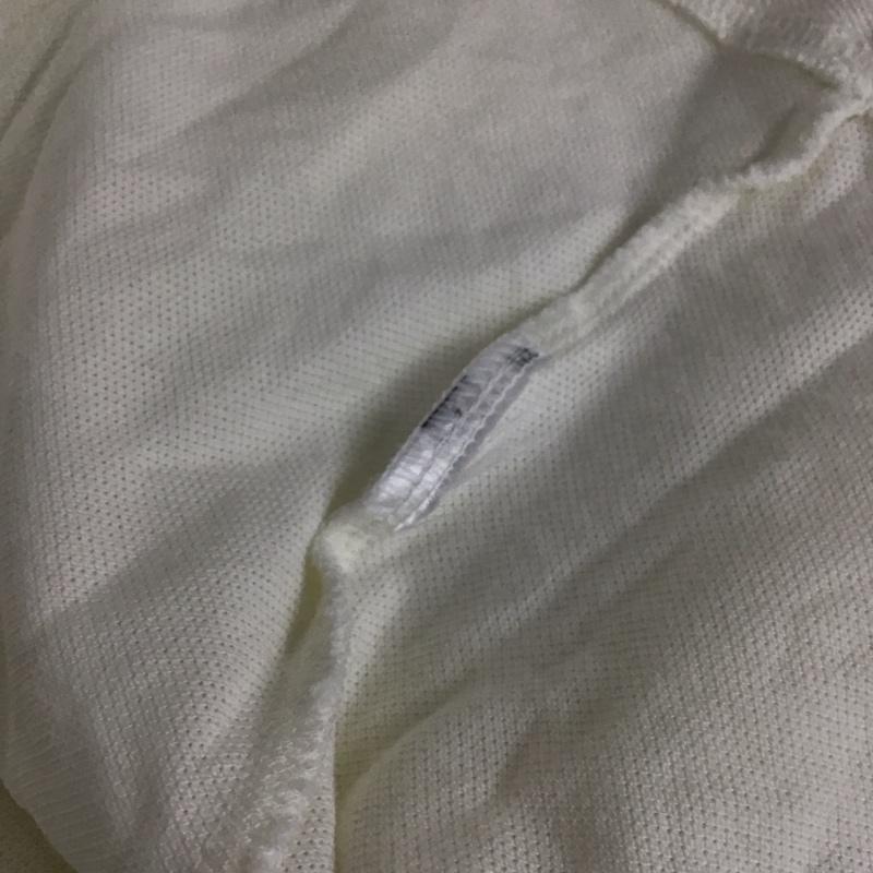 アディダス adidas Tシャツ 半袖 半袖カットソー プリントTシャツ クルーネックカットソー ロゴ、文字 アイボリー / アイボリー / メンズ USED 古着 中古 10156682