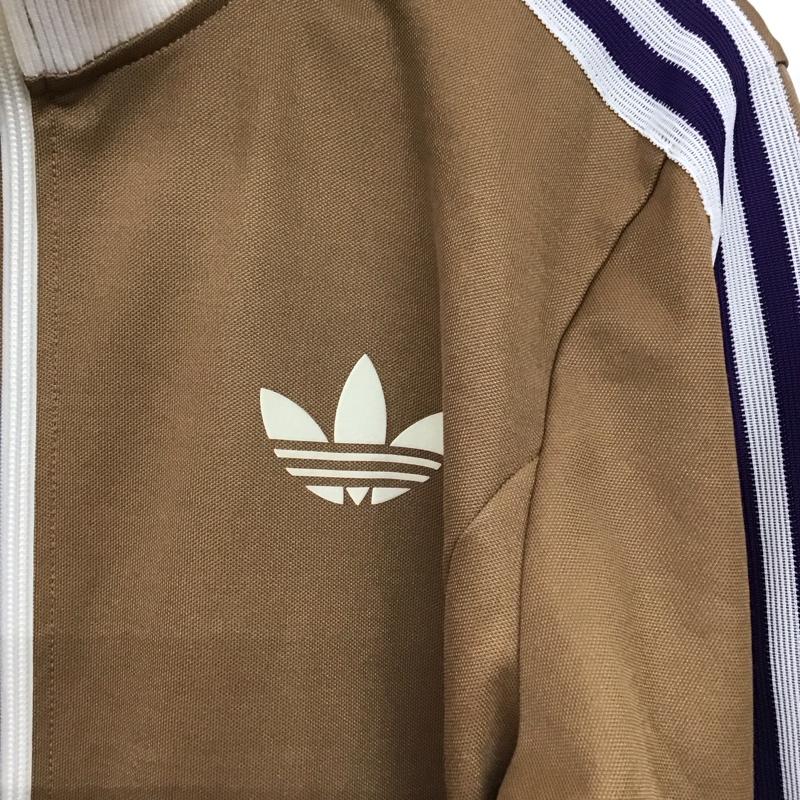 アディダス adidas ジャケット、上着 ジャンパー、ブルゾン ジップアップジャケット アウター 古着 ジャージ ロゴ、文字 ベージュ / ベージュ / beige メンズ USED 古着 中古 10156688