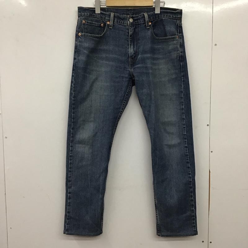 リーバイストラウスアンドコー Levi Strauss & co. パンツ デニム、ジーンズ デニムパンツ スリムパンツ カジュアルパンツ ストレッチパンツ 32インチ ロゴ、文字 インディゴ / インディゴ / Indigo メンズ USED 古着 中古 10156690