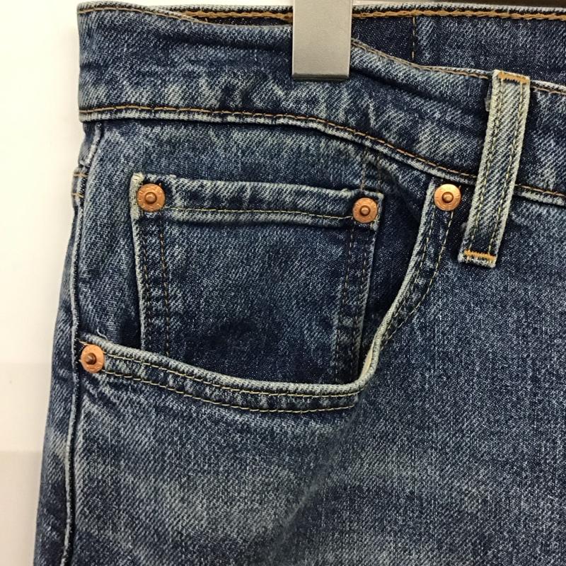 リーバイストラウスアンドコー Levi Strauss & co. パンツ デニム、ジーンズ デニムパンツ スリムパンツ カジュアルパンツ ストレッチパンツ 32インチ ロゴ、文字 インディゴ / インディゴ / Indigo メンズ USED 古着 中古 10156690
