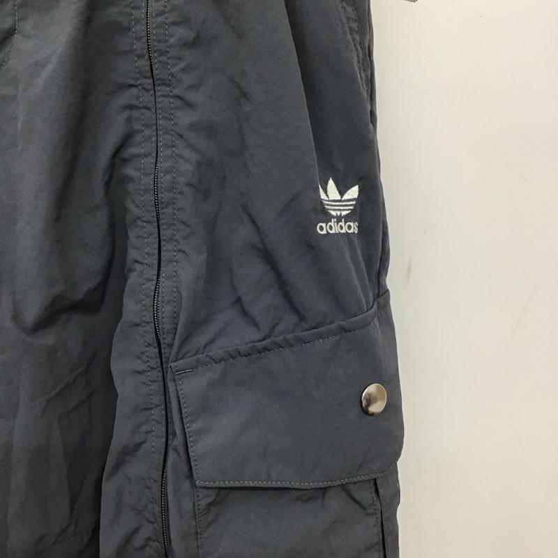 アディダス adidas パンツ ワークパンツ、ペインターパンツ ワイドパンツ カジュアルパンツ ワークパンツ 無地 灰 / グレー / gray メンズ USED 古着 中古 10156691