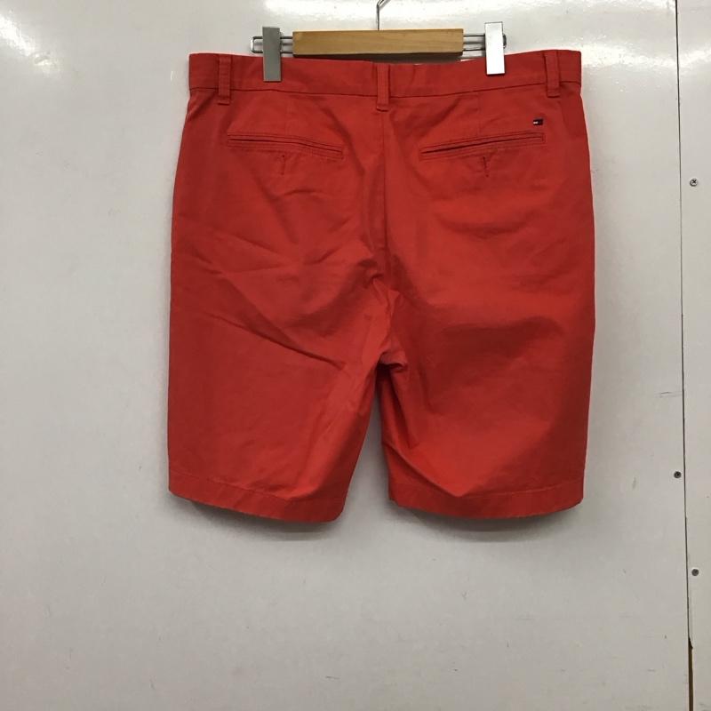 トミーヒルフィガー TOMMY HILFIGER パンツ ショートパンツ ショートパンツ ハーフパンツ カジュアルパンツ 34インチ 無地 赤 / レッド / red メンズ USED 古着 中古 10156692