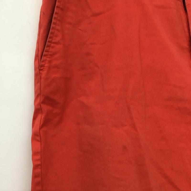トミーヒルフィガー TOMMY HILFIGER パンツ ショートパンツ ショートパンツ ハーフパンツ カジュアルパンツ 34インチ 無地 赤 / レッド / red メンズ USED 古着 中古 10156692