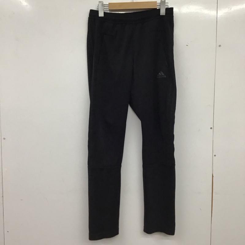 アディダス adidas パンツ ワークパンツ、ペインターパンツ ジャージパンツ スリムパンツ ロゴ、文字 黒 / ブラック / black メンズ USED 古着 中古 10156694