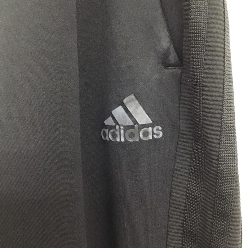 アディダス adidas パンツ ワークパンツ、ペインターパンツ ジャージパンツ スリムパンツ ロゴ、文字 黒 / ブラック / black メンズ USED 古着 中古 10156694