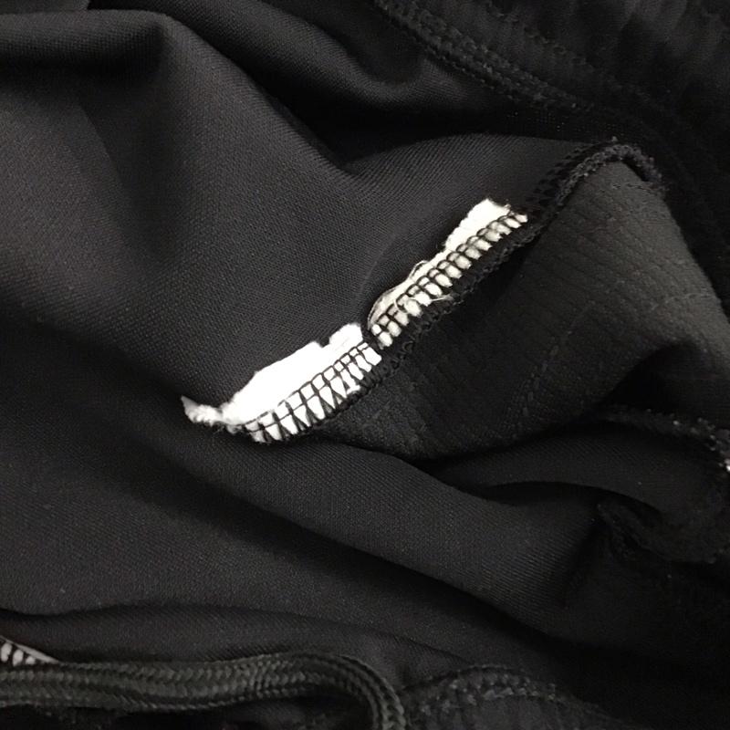 アディダス adidas パンツ ワークパンツ、ペインターパンツ ジャージパンツ スリムパンツ ロゴ、文字 黒 / ブラック / black メンズ USED 古着 中古 10156694