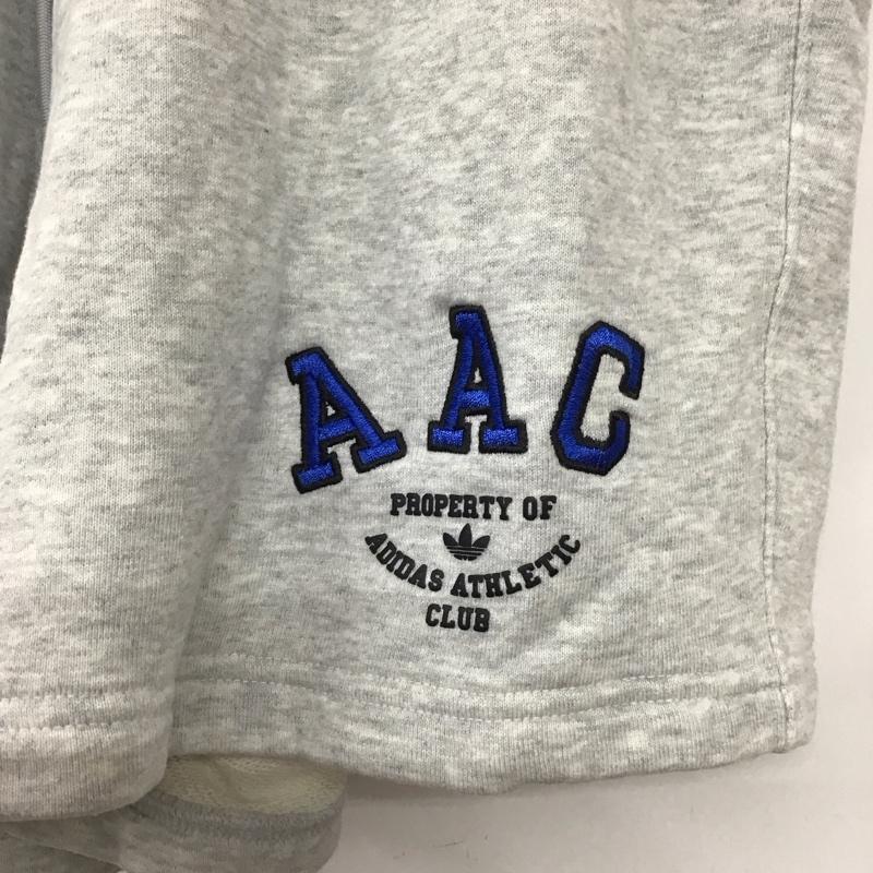 アディダス adidas パンツ ショートパンツ ショートパンツ ハーフパンツ カジュアルパンツ ロゴ、文字 灰 / グレー / gray メンズ USED 古着 中古 10156695