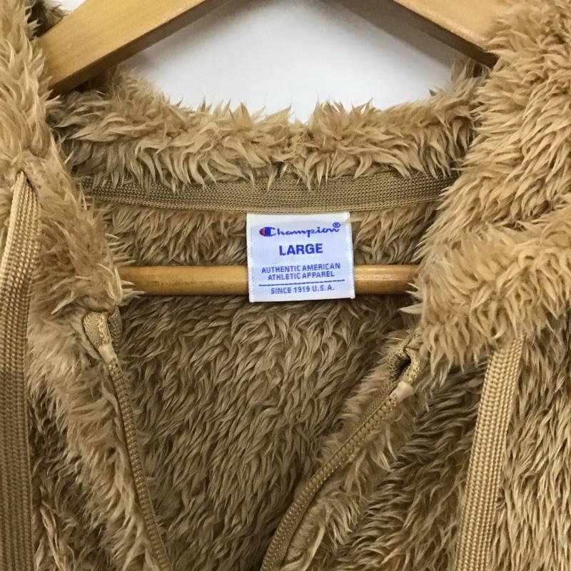 チャンピオン Campion パーカー 長袖 L 無地 茶 / ブラウン / brown レディース USED 古着 中古 10156697