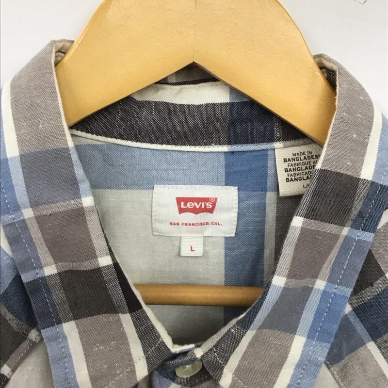 リーバイス Levi s シャツ、ブラウス 半袖 半袖シャツ チェックシャツ カラーシャツ L チェック マルチカラー / マルチカラー / multicolor メンズ USED 古着 中古 10156698
